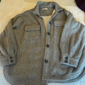 Z Supply Trucker Jacket Gray Size Large